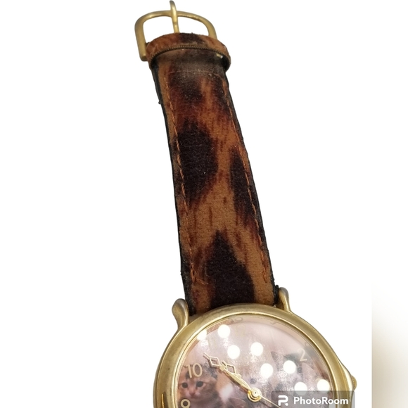REGENT VINTAGE KITTENS THEME LADIES WATCH - Picture 5 of 9